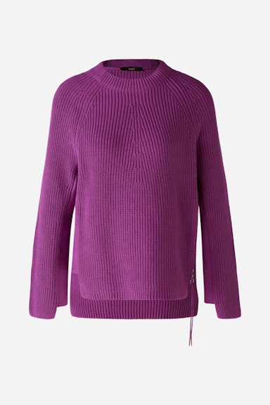Bild 7 von RUBI Pullover with zip, in pure cotton in sparkling grape | Oui