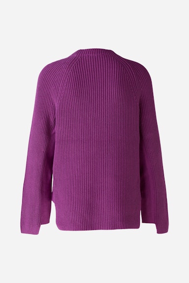 Bild 8 von RUBI Pullover with zip, in pure cotton in sparkling grape | Oui