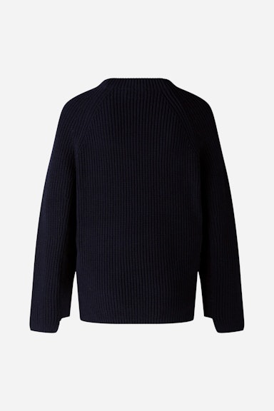 Bild 10 von RUBI Pullover mit Reißverschluss, in reiner Baumwolle in darkblue | Oui