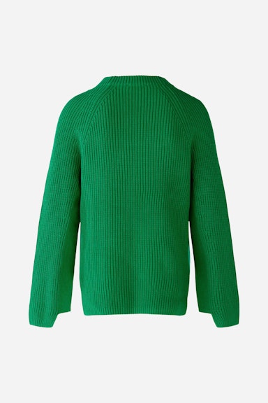 Bild 8 von RUBI Pullover with zip, in pure cotton in green | Oui