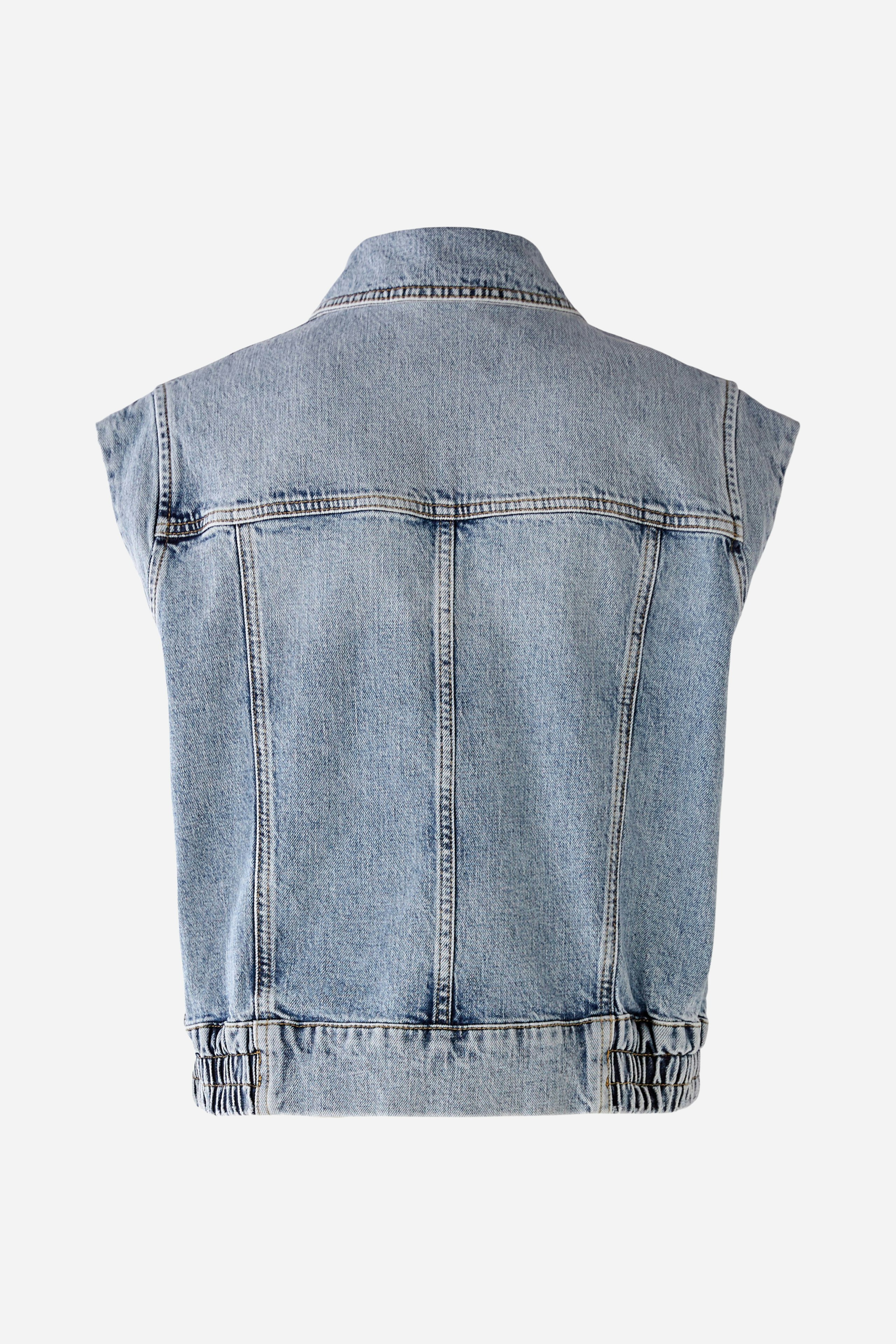 Bild 8 von Weste in authentischem Denim in blue | Oui
