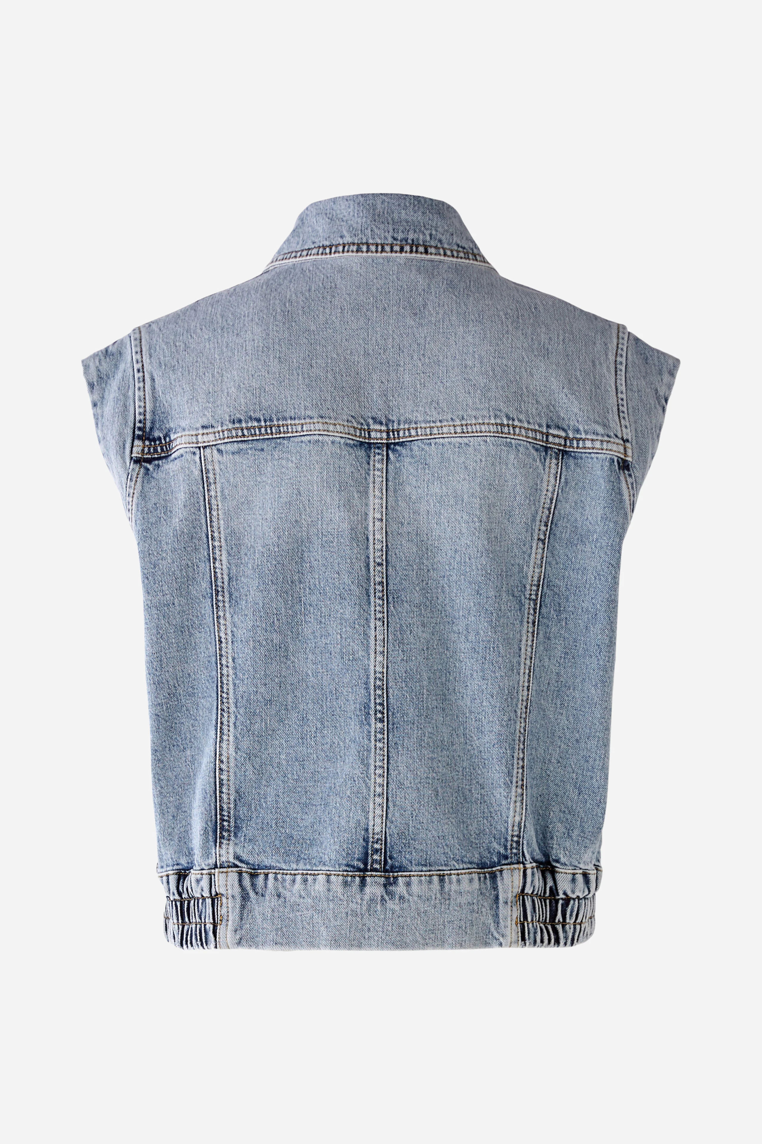 Bild 8 von Weste in authentischem Denim in blue | Oui