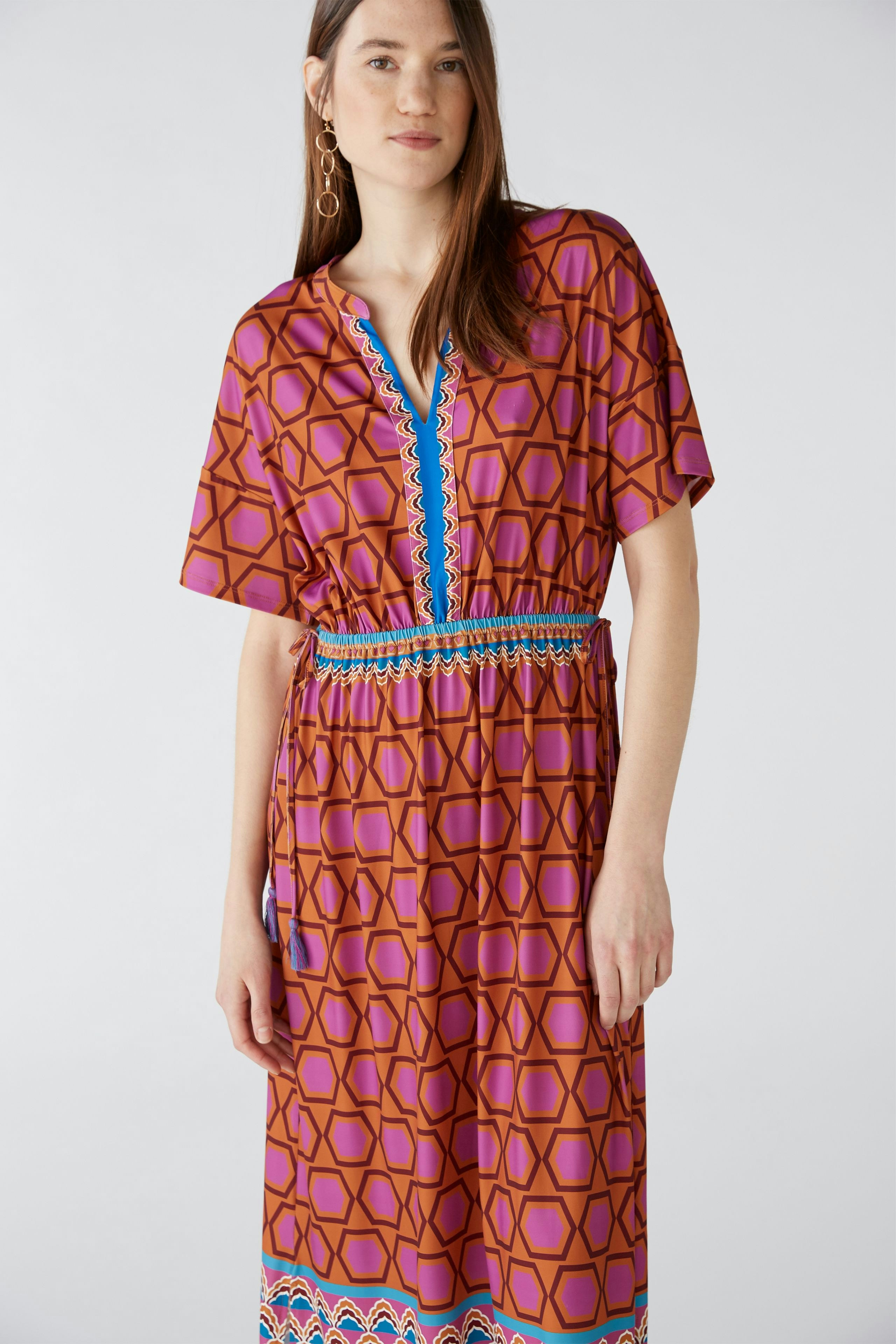 Bild 4 von Maxikleid Silky Touch in pink blue | Oui