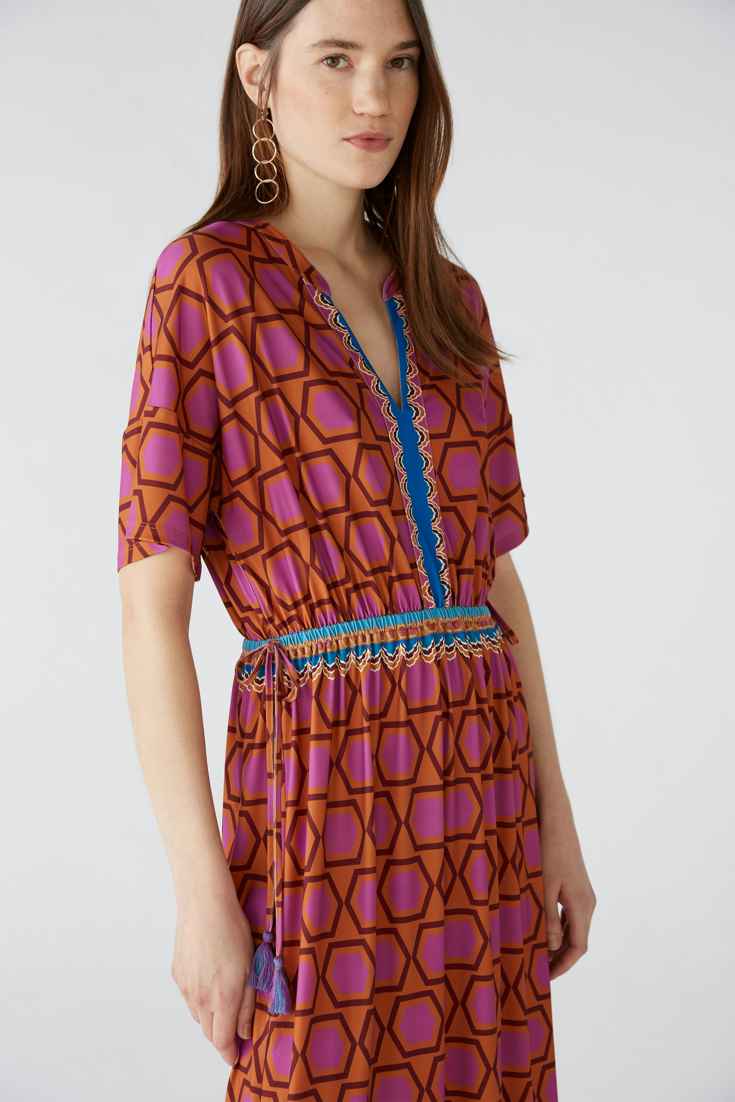 Bild 5 von Maxikleid Silky Touch in pink blue | Oui