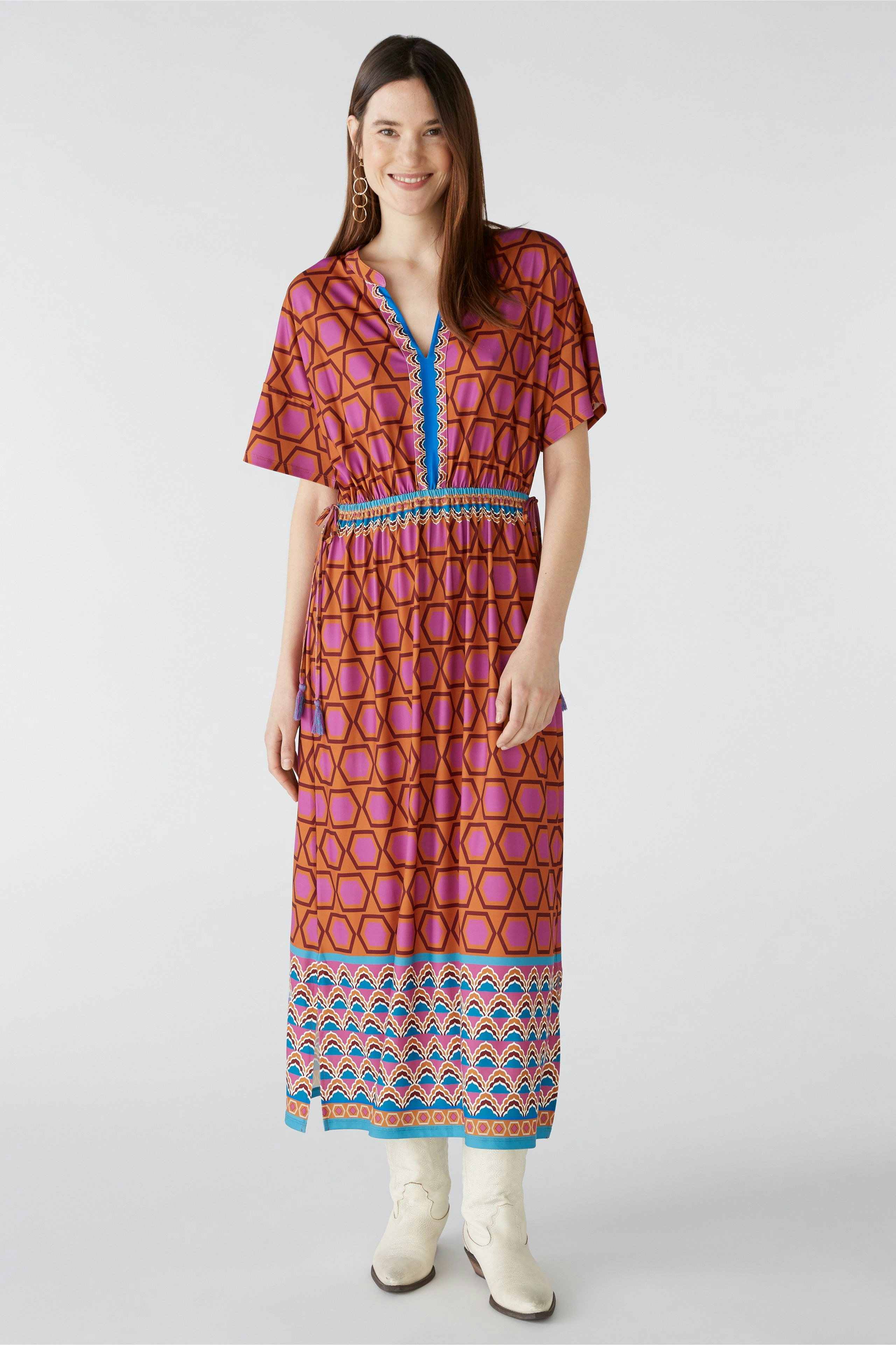 Bild 1 von Maxikleid Silky Touch in pink blue | Oui