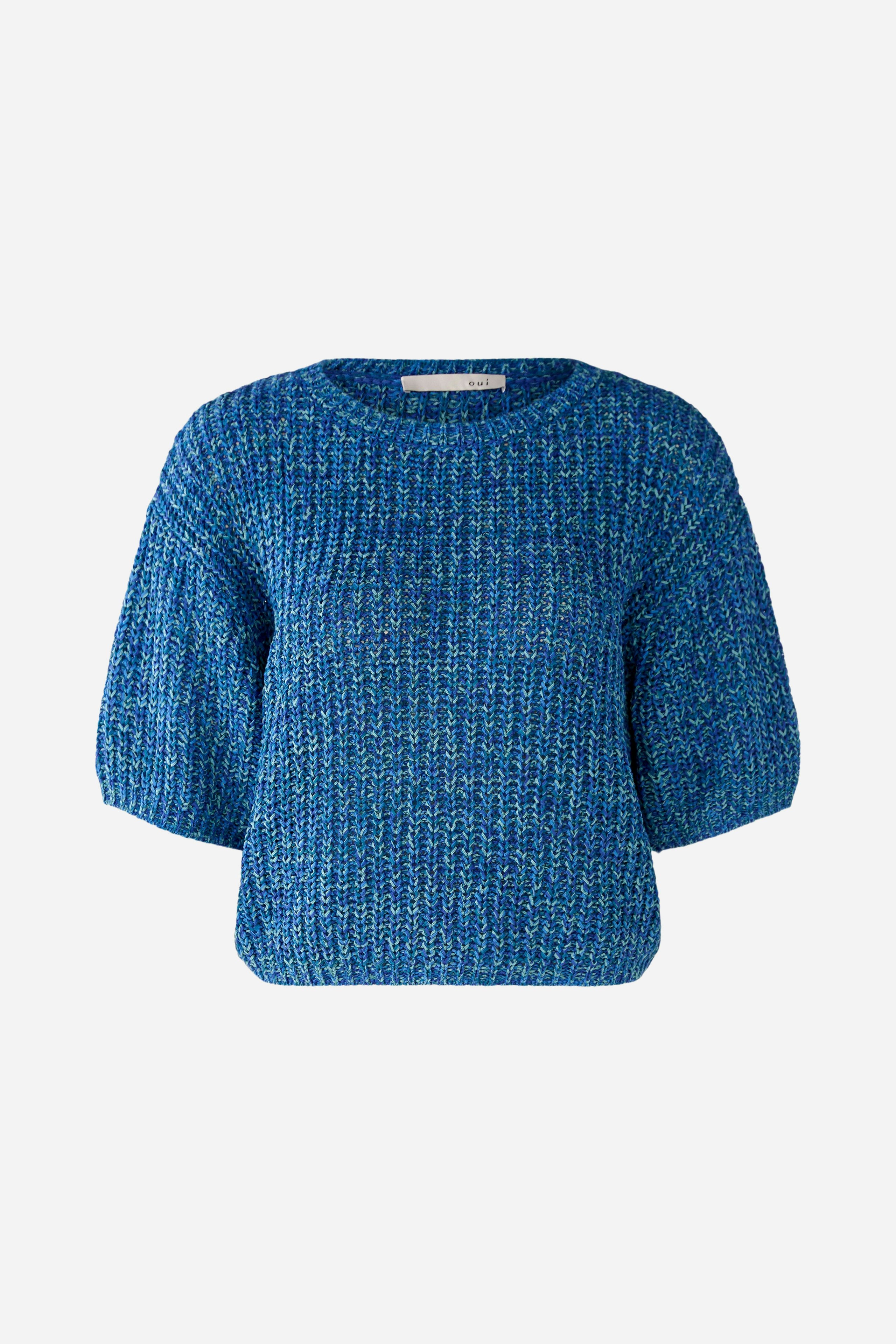 Bild 1 von Pullover  from ribbon yarn in lt blue blue | Oui