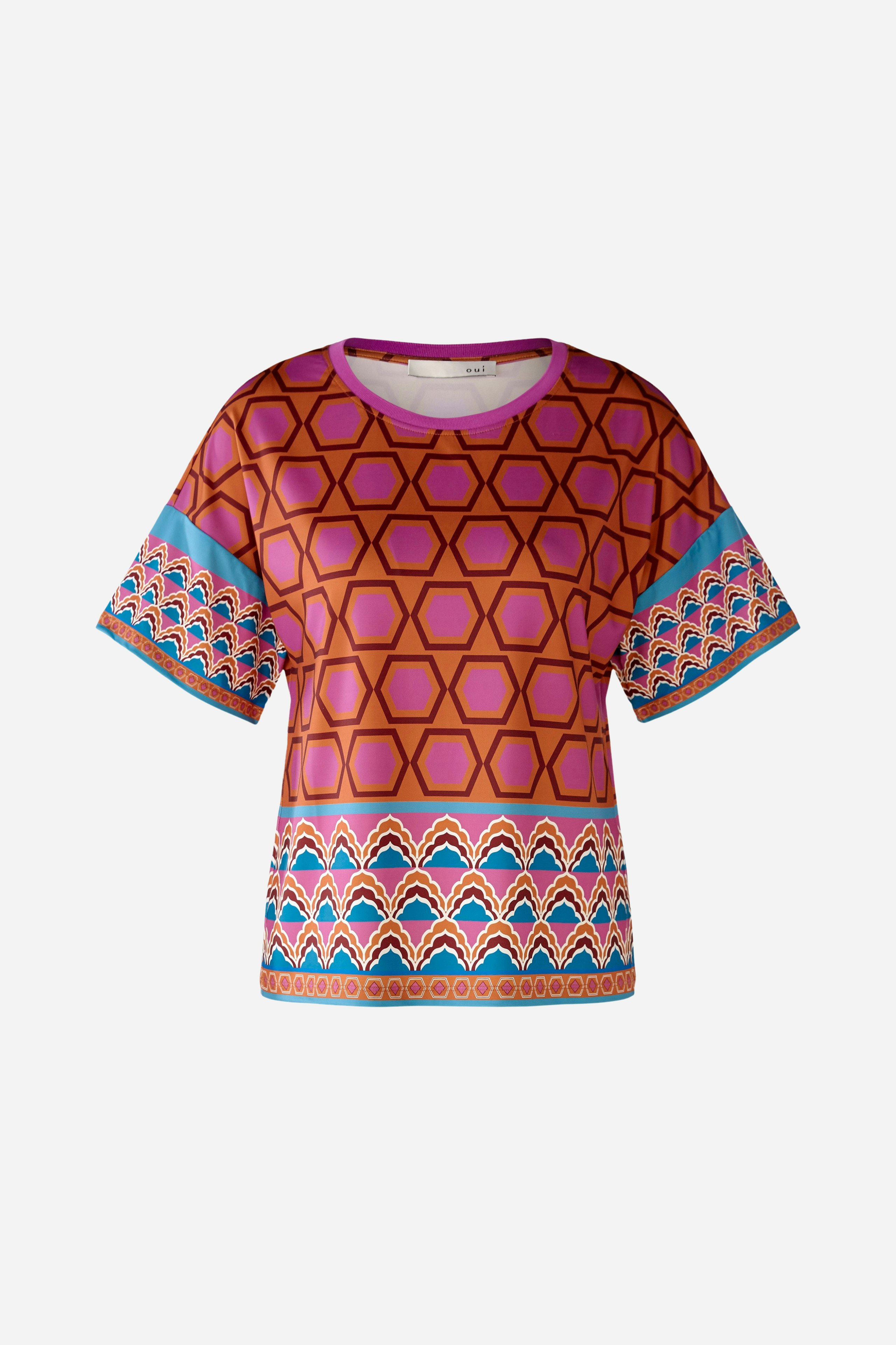 Bild 6 von Blouse in Silky Touch in pink blue | Oui