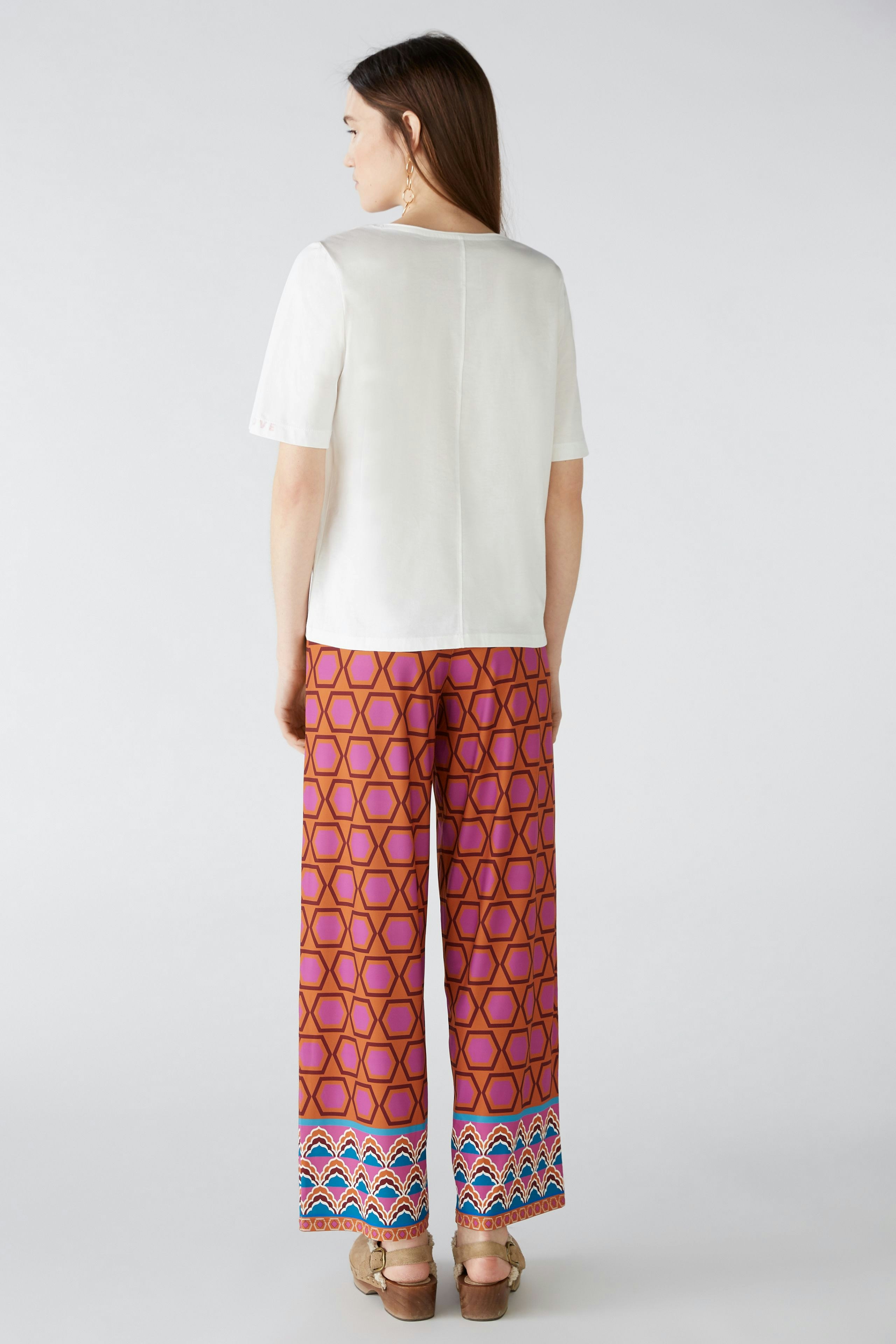 Bild 3 von T-Shirt aus 100% Bio-Baumwolle in cloud dancer | Oui