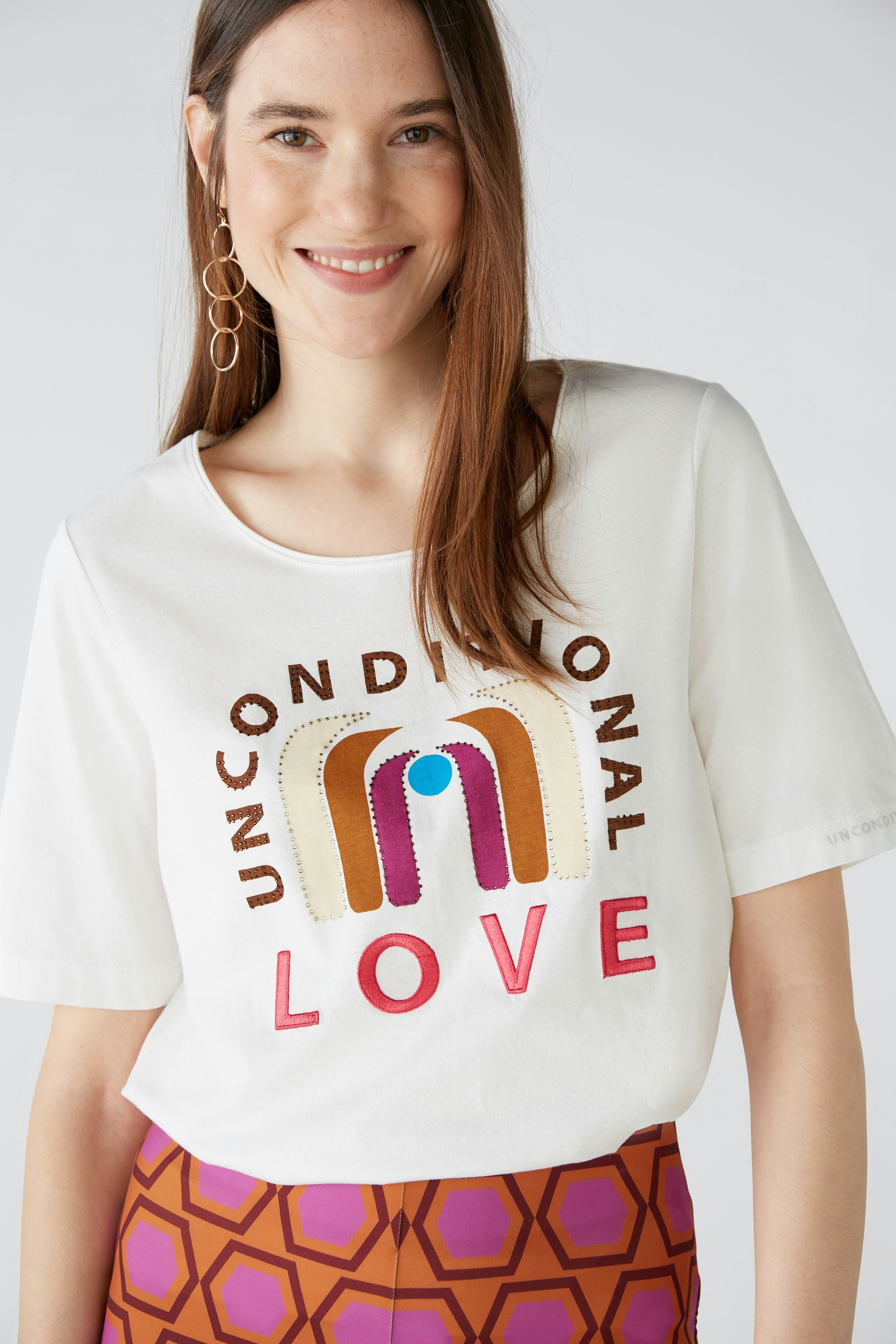 Bild 5 von T-Shirt aus 100% Bio-Baumwolle in cloud dancer | Oui