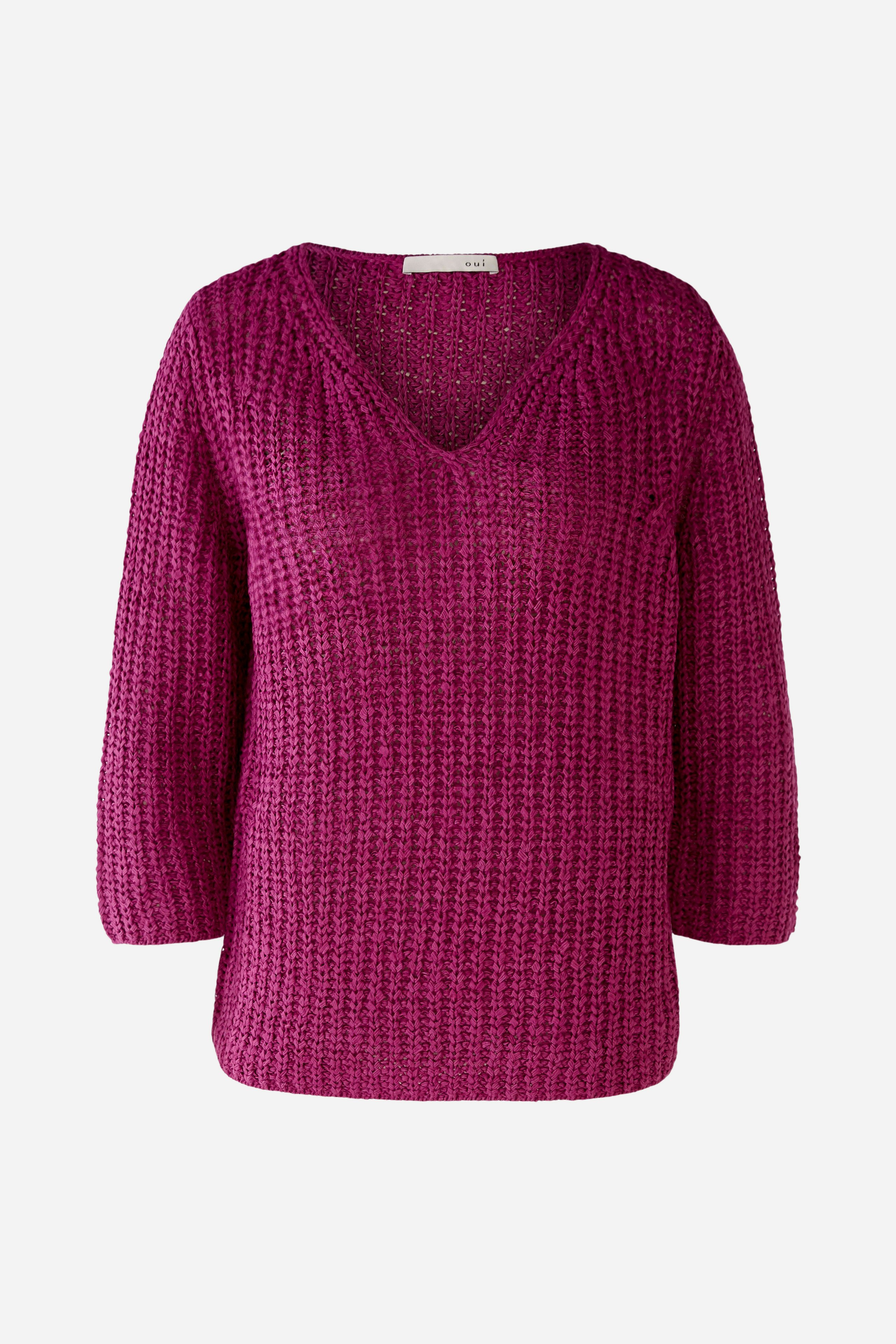 Bild 1 von Pullover aus Bändchengarn in clover | Oui
