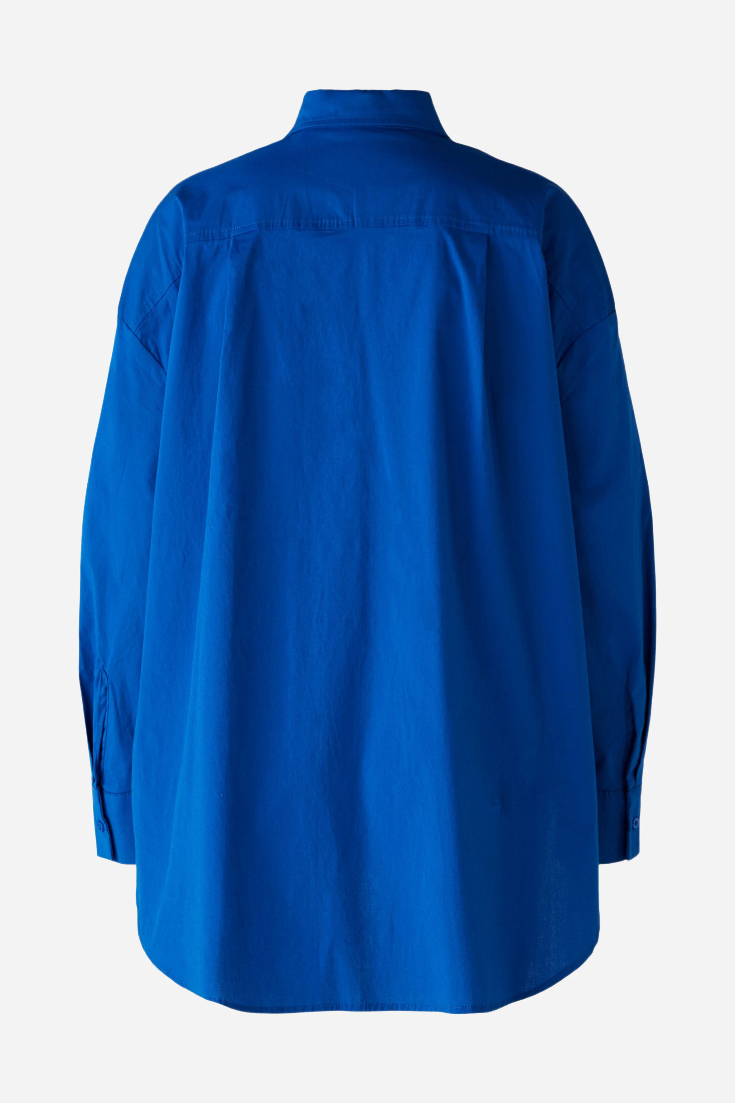 Image 2 of Shirt blouse cotton stretch in blue lolite | Oui
