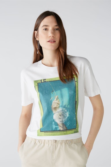 Bild 2 von T-shirt made from 100% organic cotton in optic white | Oui