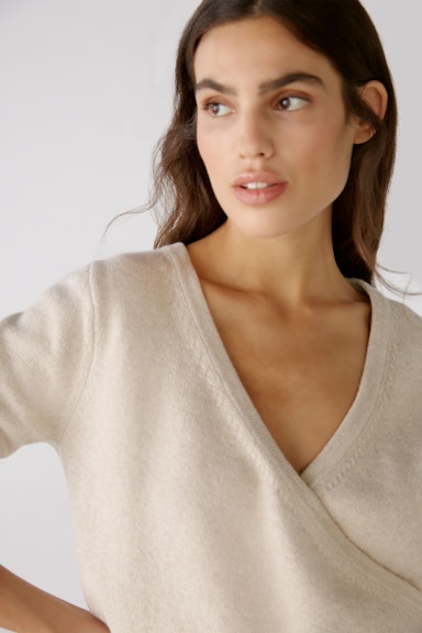 Bild 4 von Pullover Baumwollmischung in light beige mel | Oui