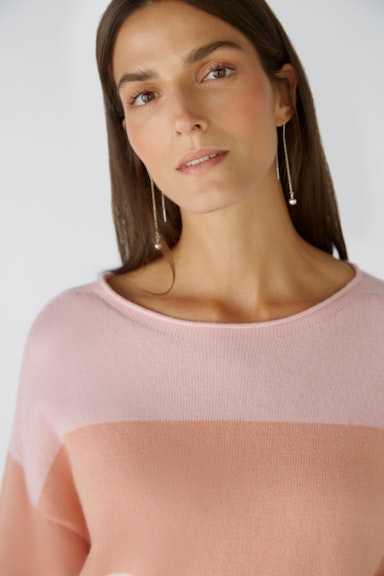 Bild 4 von Pullover with cotton and viscose in apricot camel | Oui