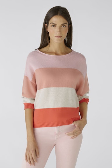 Bild 1 von Pullover with cotton and viscose in apricot camel | Oui