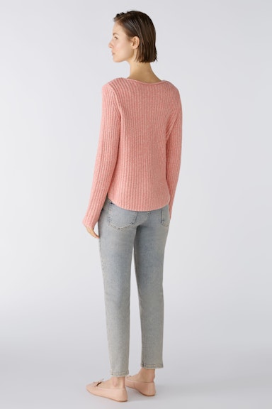 Bild 4 von Pullover cotton blend in rose orange/yel | Oui