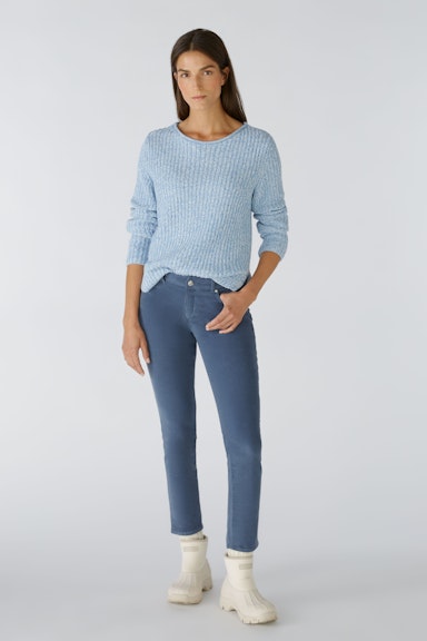Bild 1 von Pullover cotton blend in lt blue white | Oui