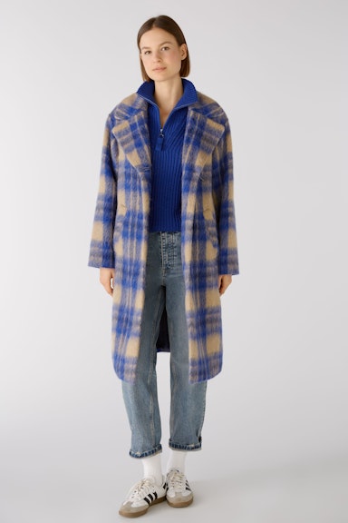 Bild 1 von Wool coat with alpaca in lt stone blue | Oui