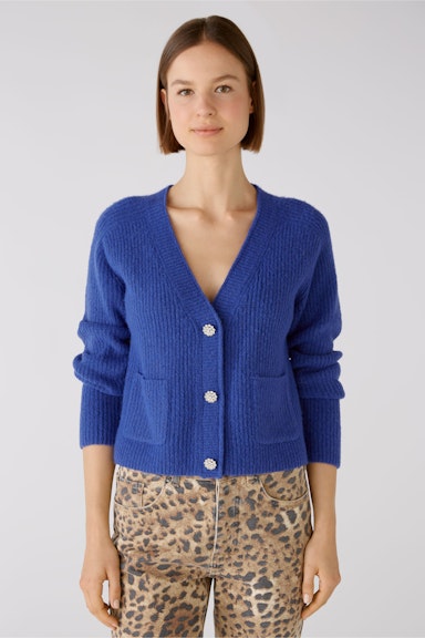Bild 1 von Cardigan with wool content in blue | Oui