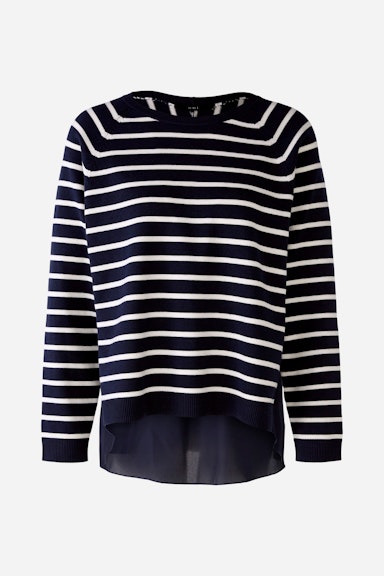 Bild 1 von Pullover patched in dk blue white | Oui