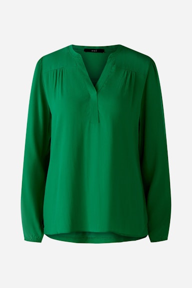 Bild 1 von Blouse shirt 100% viscose patch in green | Oui