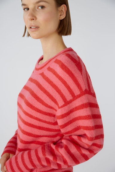 Bild 5 von Pullover with wool and mohair in red rose | Oui