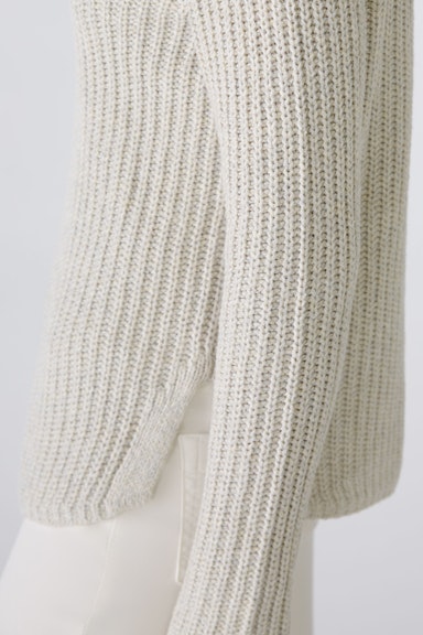 Bild 5 von NAOLIN Pullover cotton blend in lt camel white | Oui