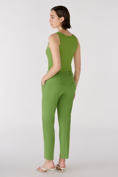 Bild 3 von FEYLIA Jersey trousers slim fit, cropped in green | Oui