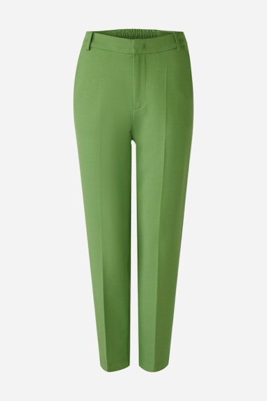 Bild 6 von FEYLIA Jersey trousers slim fit, cropped in green | Oui