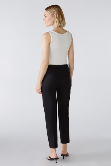 Bild 4 von FEYLIA Jersey trousers slim fit, cropped in black | Oui