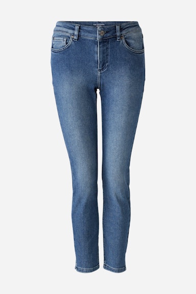 Bild 8 von LOULUH Jeans skinny fit, cropped in darkblue denim | Oui
