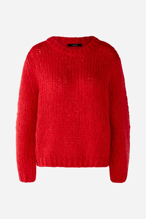 Pullover with wool and mohair