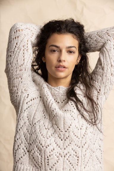 Bild 1 von Pullover wool blend in light beige mel | Oui