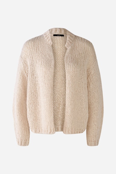 Bild 2 von Cardigan in a chunky knit look in light beige mel | Oui