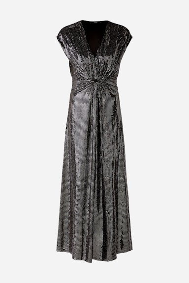 Bild 1 von Maxi dress in flowing silky touch fabric in black | Oui