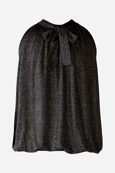 Bild 2 von Top elastic viscose jersey with shiny yarn in black | Oui