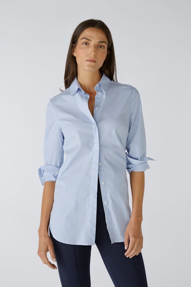 Bild 6 von Shirt blouse cotton blend in blue white | Oui