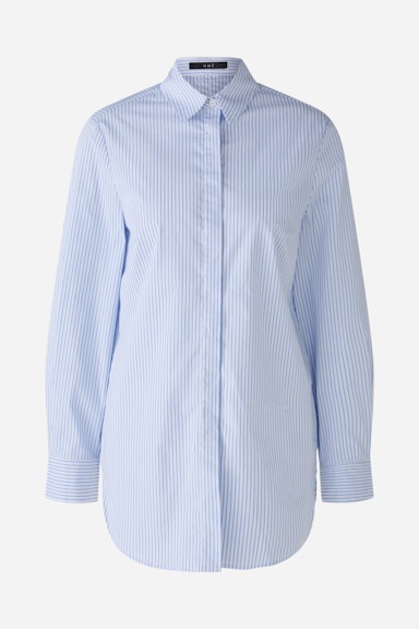 Bild 7 von Shirt blouse cotton blend in blue white | Oui
