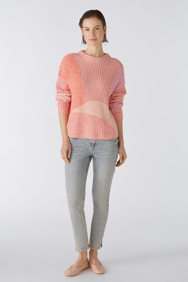 Bild 2 von Pullover iconic Yarn Mix in apricot red | Oui