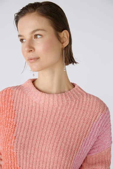 Bild 4 von Pullover iconic Yarn Mix in apricot red | Oui
