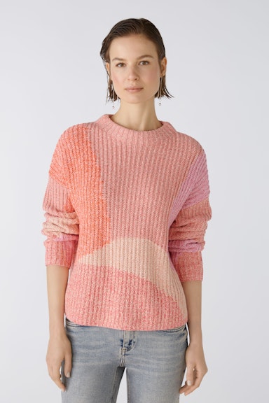 Bild 1 von Pullover iconic Yarn Mix in apricot red | Oui