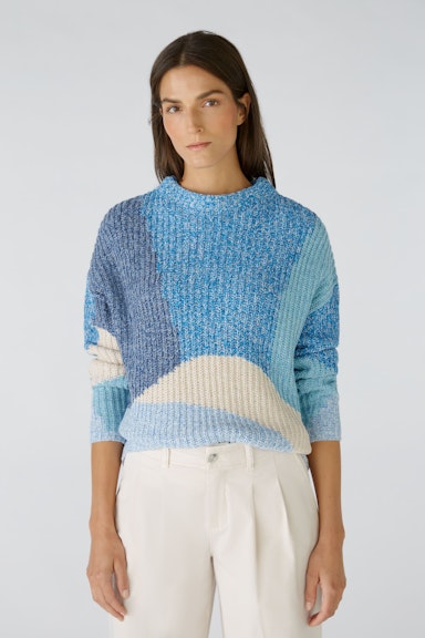 Bild 1 von Pullover iconic Yarn Mix in ltblue blue | Oui