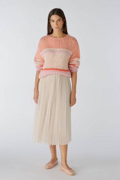 Bild 2 von Pullover with wool and mohair in rose orange/yel | Oui