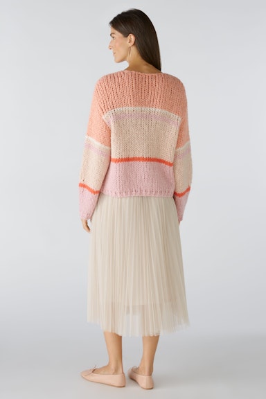 Bild 3 von Pullover with wool and mohair in rose orange/yel | Oui