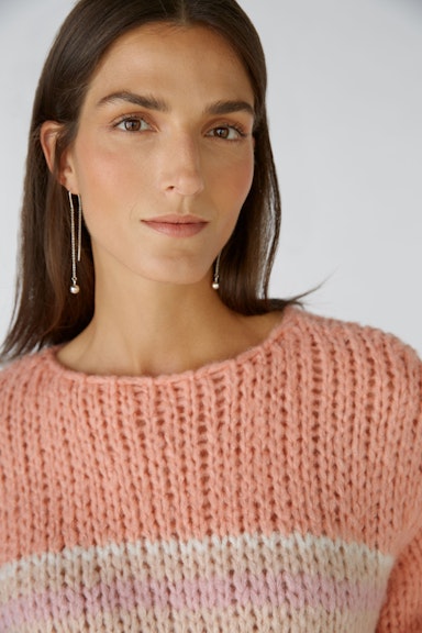 Bild 4 von Pullover with wool and mohair in rose orange/yel | Oui