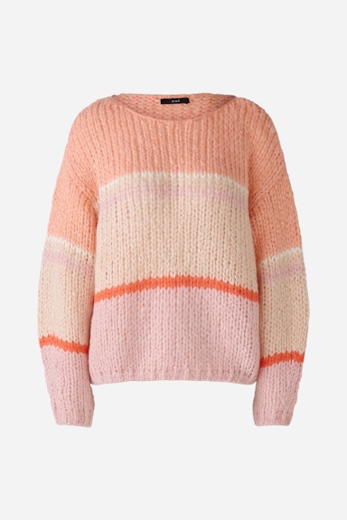 Bild 6 von Pullover with wool and mohair in rose orange/yel | Oui