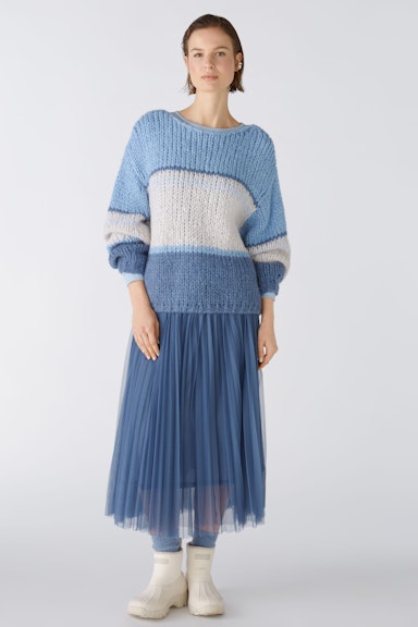 Bild 1 von Pullover with wool and mohair in blue blue | Oui