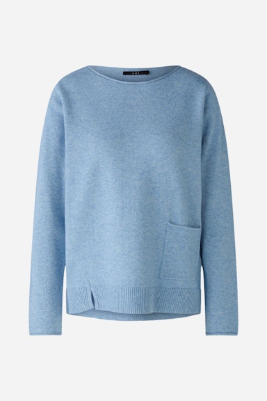 Bild 7 von Pullover wool - Modal Blend in sky blue | Oui