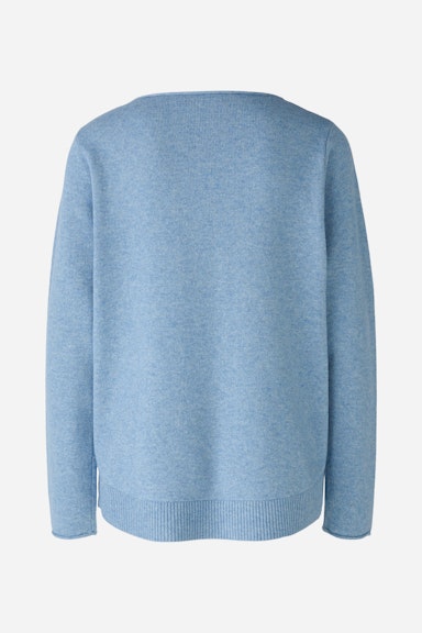 Bild 8 von Pullover wool - Modal Blend in sky blue | Oui