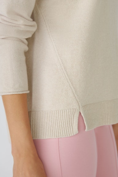 Bild 4 von Pullover wool - Modal Blend in light beige mel | Oui